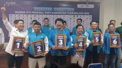 Enam Kandidat Resmi Kantongi Nomor Urut, Musda XVI KNPI Tasikmalaya Siap Memanas