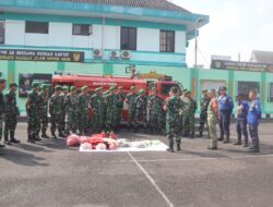 “Api Tak Pernah Menunggu”: Kodim 0612/TSM Gembleng Prajurit Lewat Pelatihan Damkar Penuh Aksi dan Edukasi