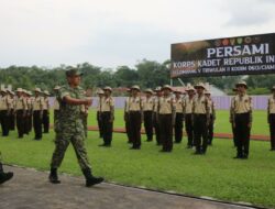Cetak Generasi Tangguh Menuju Indonesia Emas, Dandim 0613/Ciamis Buka Persami KKRI 