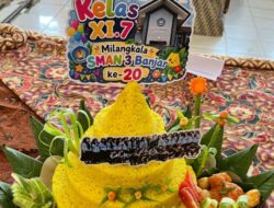 Semarak HUT ke-20 SMAN 3 Banjar, Jalan Santai dan Lomba Hias Tumpeng Berlangsung Meriah