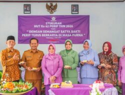 Usia Boleh Tua, Semangat Tetap Membara! Ketua Dharma Pertiwi Warnai HUT ke-62 PERIP di Kota Tasikmalaya