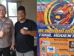 Trail Adventure “Ulin Bari Ibadah” Meriah di Cisaga, Ratusan Rider Ramaikan Aksi Sosial