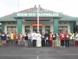 Prajurit dan Rakyat Menyatu di Hari Kurban, Idul Adha Kodim 0612/Tasikmalaya Sarat Kepedulian