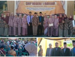 Khidmat dan Penuh Haru, SMPN 1 Kota Banjar Lepas 281 Siswa Kelas IX